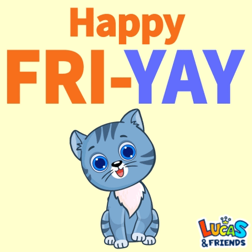 Friday Cat Lucas And Friends GIF