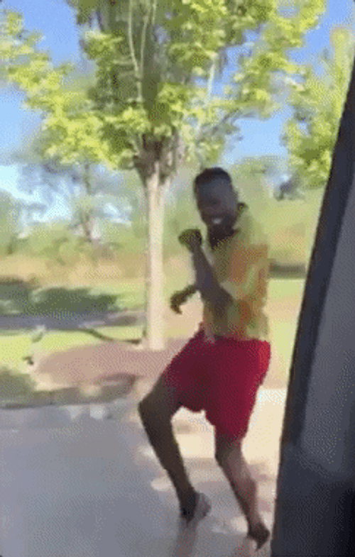 Friday Dance Black Guy Beside Car GIF