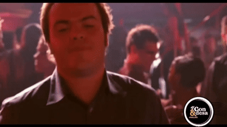 Friday Dance Jack Black Shoulder Shaking GIF