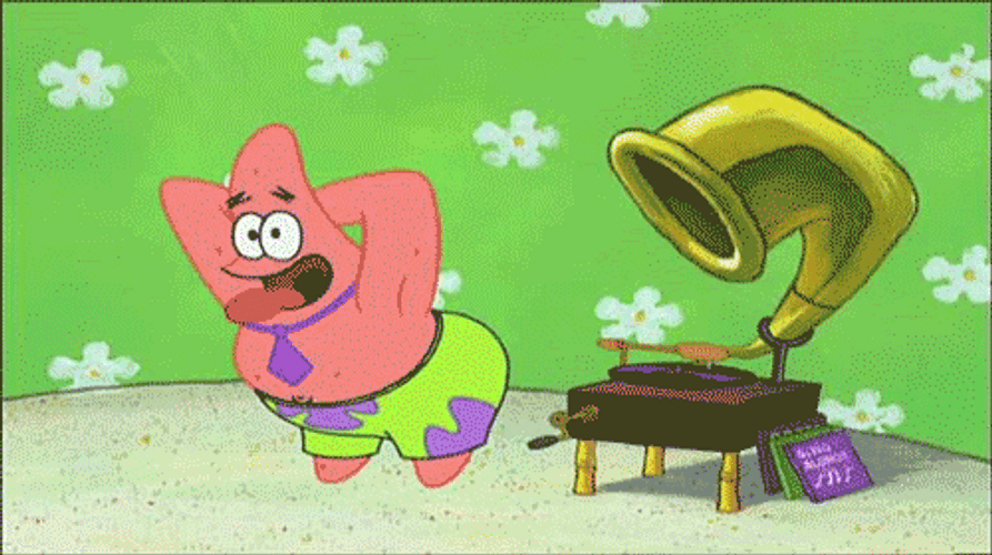 Friday Dance Patrick Star GIF