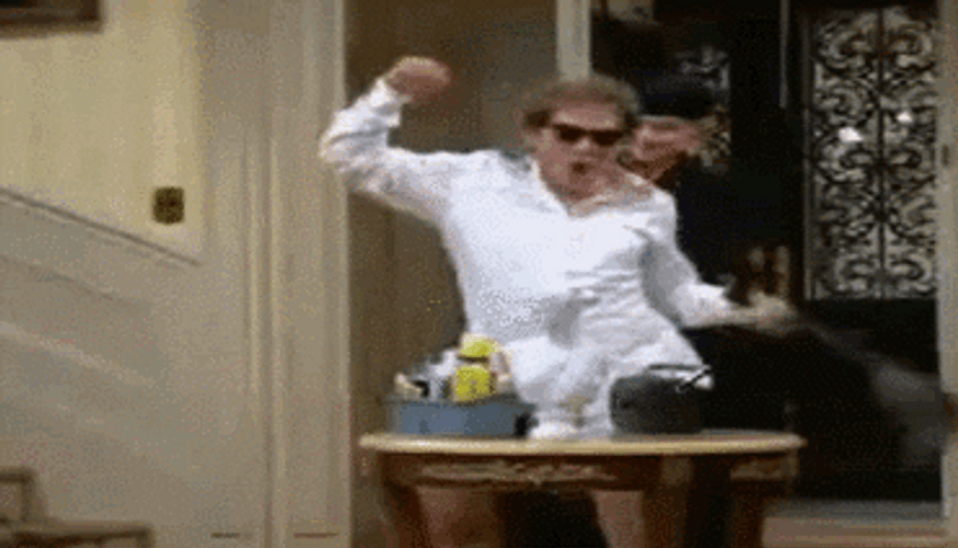 Friday Dance With Dust Broom GIF