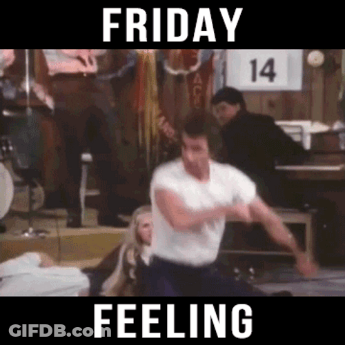 Friday Feeling Dance Retro 70'S GIF