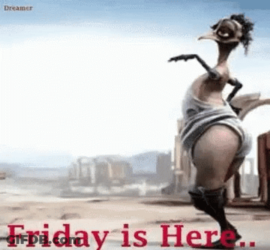 Friday Is Here Funny GIF