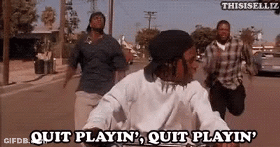 Friday Movie Smokey And Craig Chasing Kid GIF