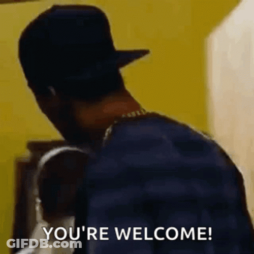 Friday Movie Smokey You're Welcome GIF