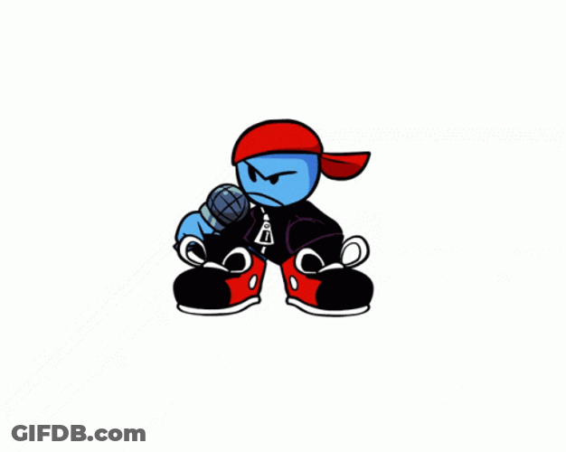 Friday Night Funkin Blue Boyfriend GIF
