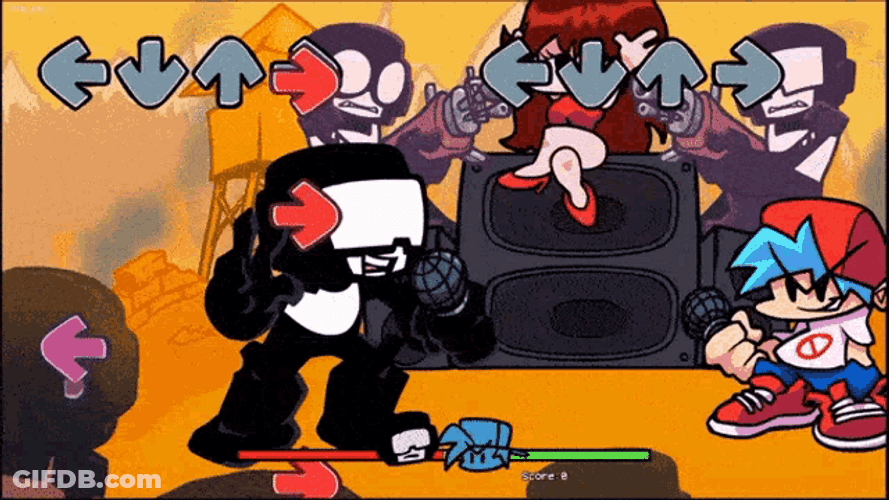 Friday Night Funkin Game Play GIF