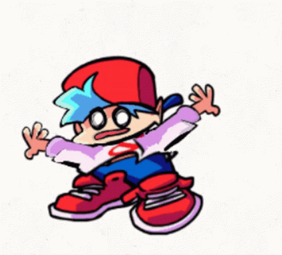Friday Night Funkin Shocked Boyfriend GIF