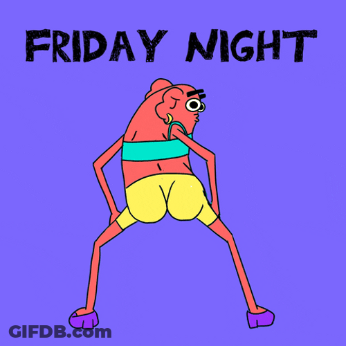Friday Night Twerk Funny GIF