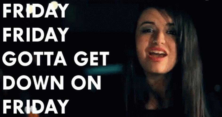 Friday Song Rebecca Black GIF