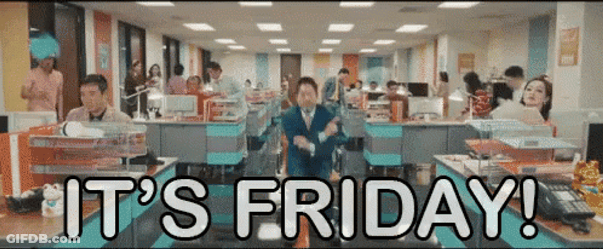 Friday Vibes At Work GIF