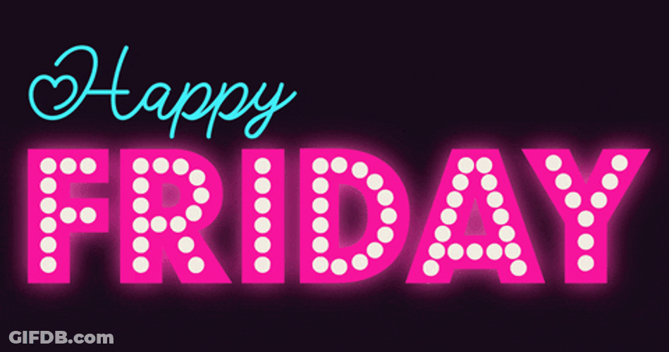 Friday Vibes Blinking Light GIF