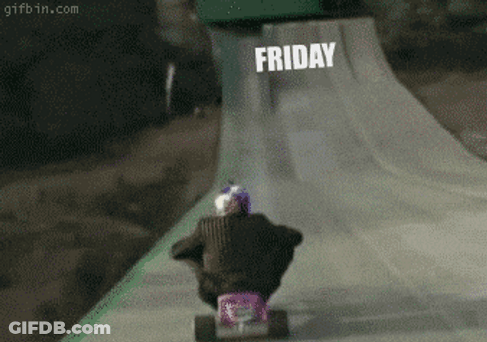 Friday Weekend Monday Work Meme GIF