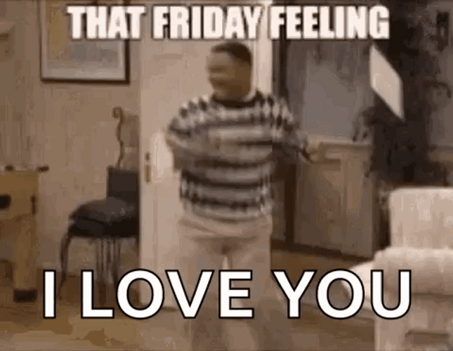 Friday Work I Love You GIF