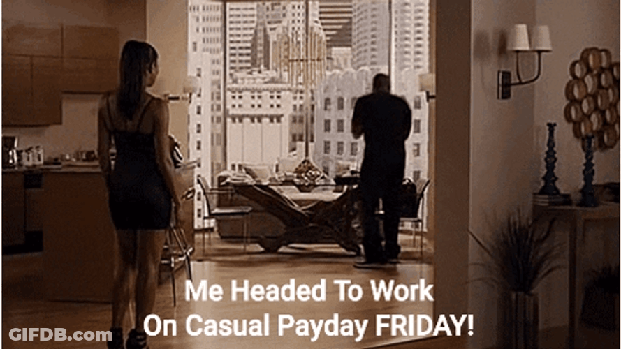 Friday Work Meme Good Deeds Wesley Natalie GIF