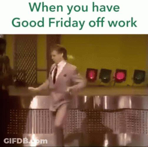 Friday Work Meme White Guy Dancing GIF