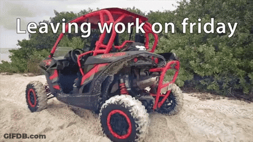 Friday Work Meme Woman Doing Standup Paddle Boarding GIF