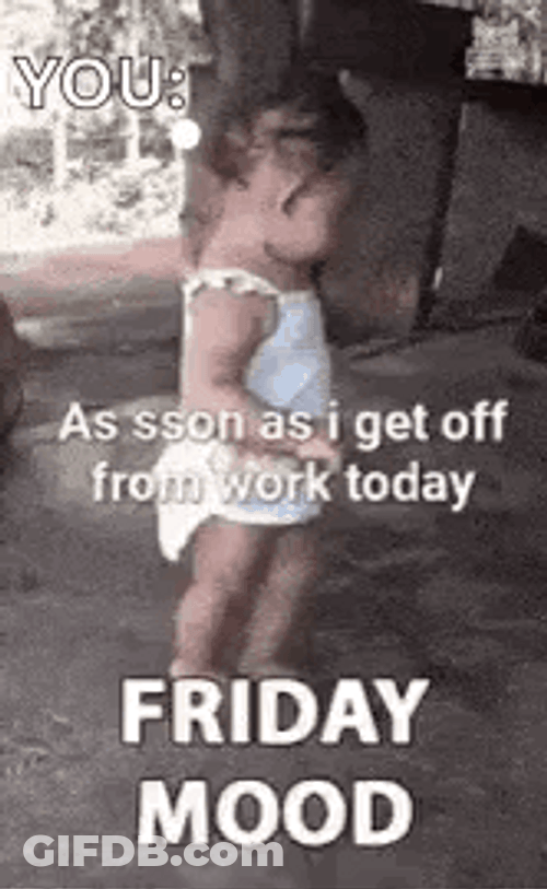 Friday Work Mood GIF