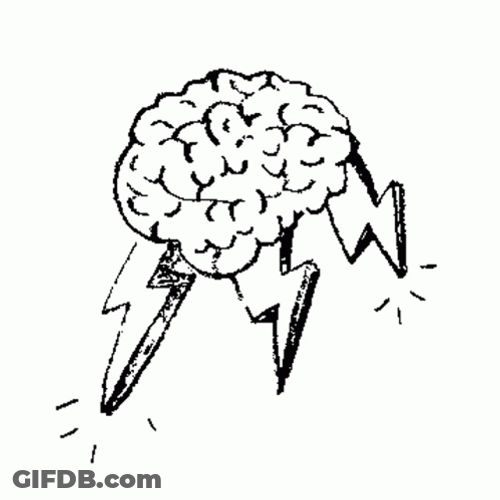 Fried Brain Thunder GIF