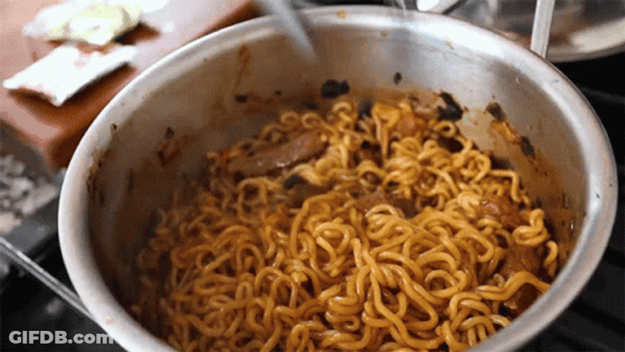 Fried Noodle Coming Up GIF
