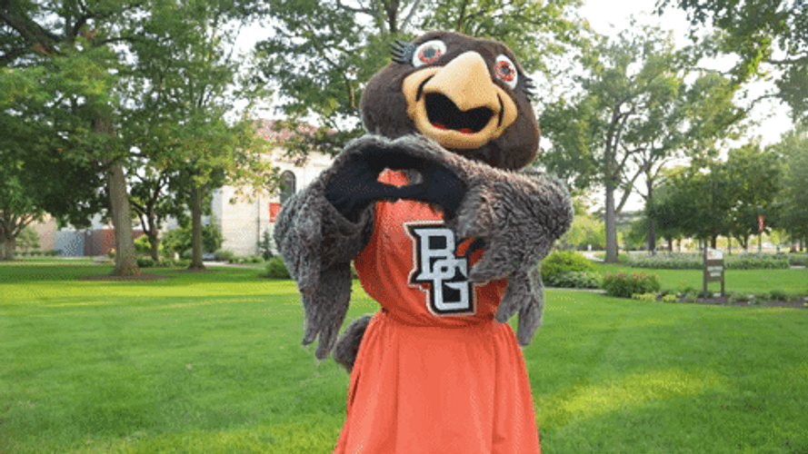 Frieda The Falcon Heart Dance GIF
