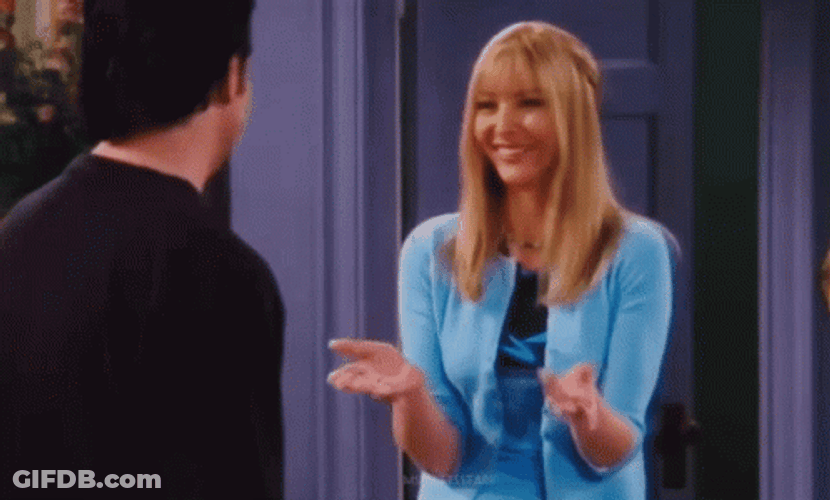 Friend Hug Chandler Bing Phoebe GIF