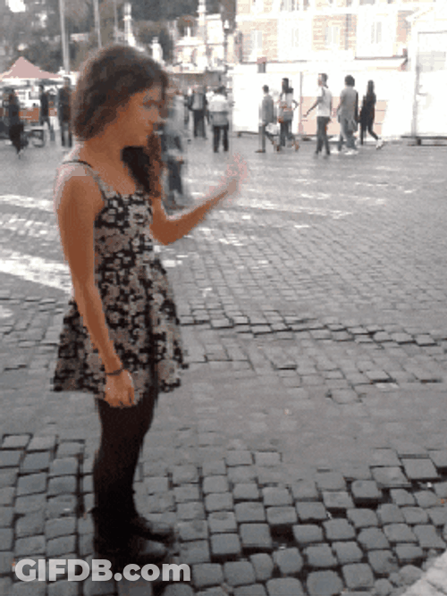 Friend Hug Street Walk GIF