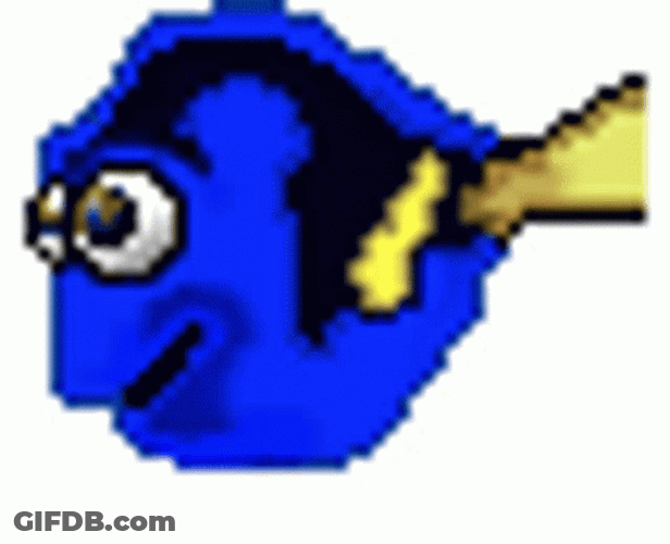 Friend Of Nemo Dory Pixelated GIF