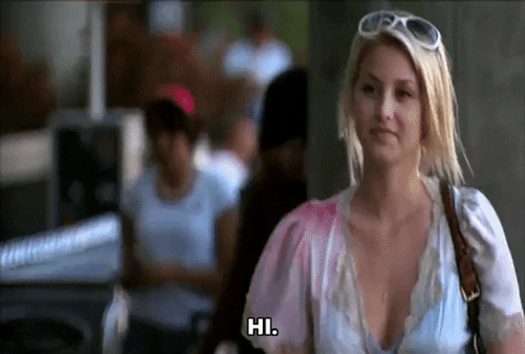 Friendly Hi Girl GIF