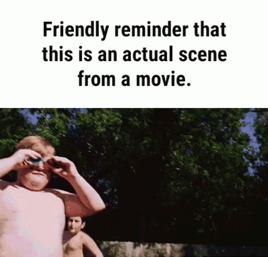 Friendly Reminder Weird Movie Scene GIF