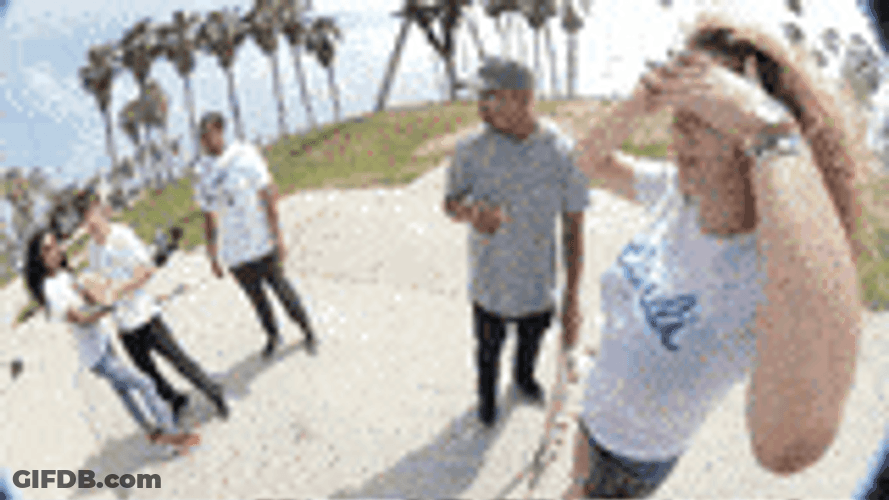 Friends Are Having Fun Wet Tshirt GIF