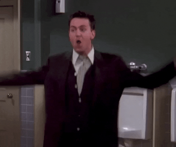 Friends Chandler Bing Dancing GIF
