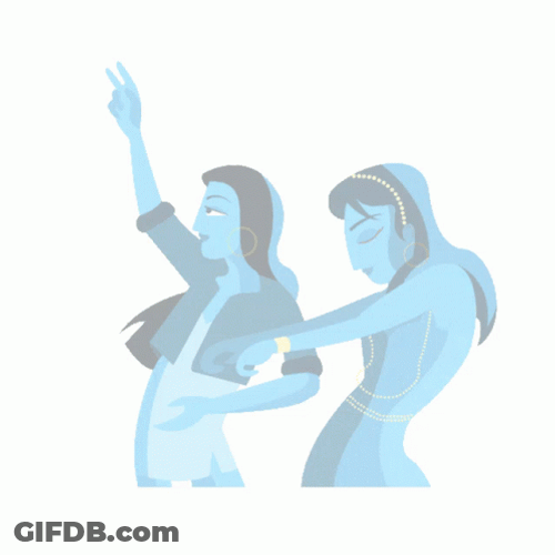 Friends Dancing Girls GIF