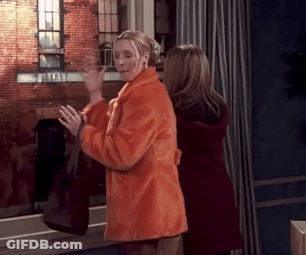 Friends Episode Screaming My Eyes GIF