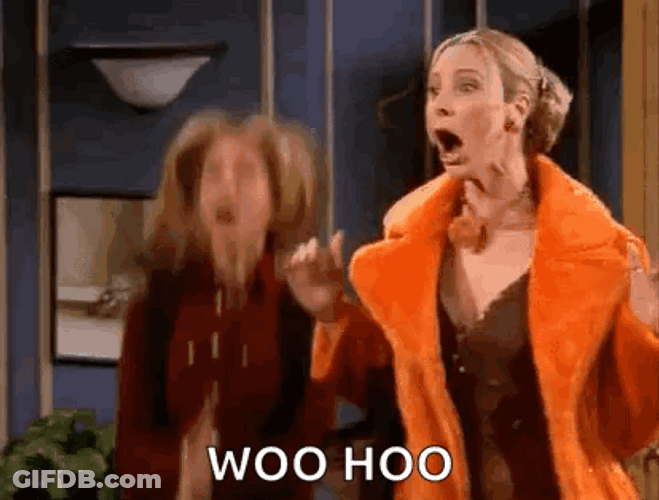 Friends Excited Woooo Cheer GIF