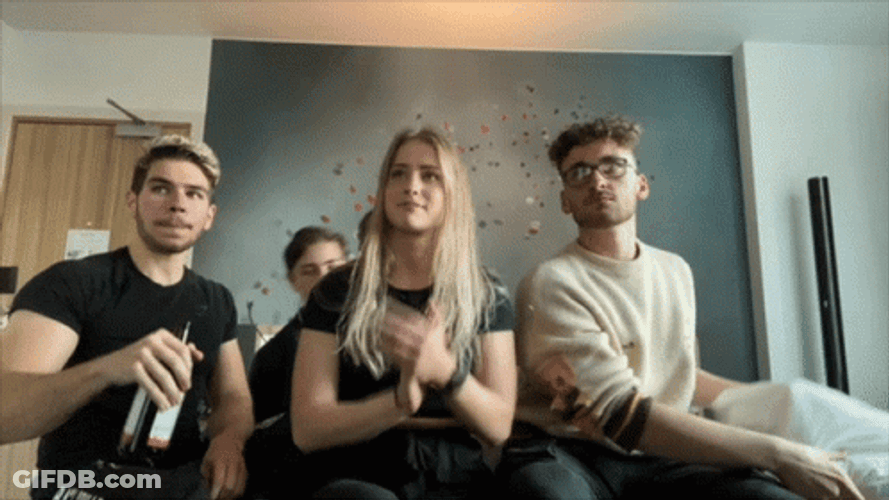 Friends Hit Pillow Headshot GIF