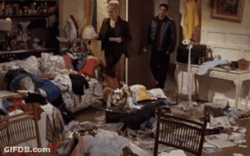 Friends Hoarders GIF