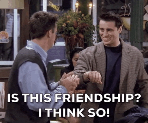 Friends Joey Is This Friendship GIF