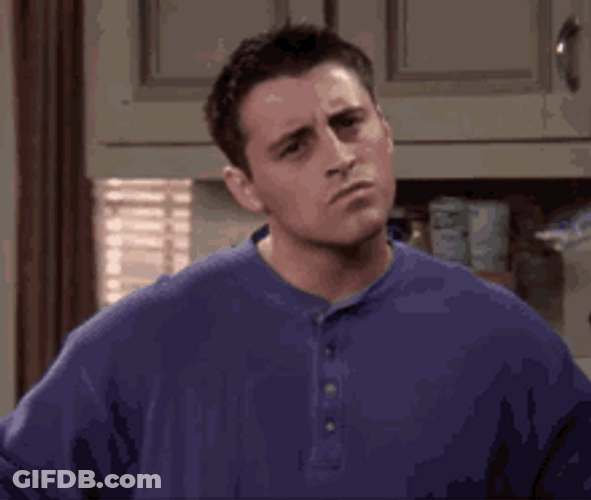 Friends Joey Mmmm Thinking Day Dreaming GIF