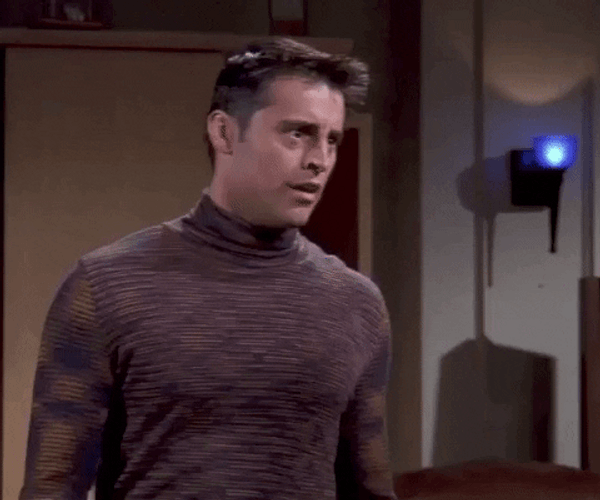 Friends Joey Tribbiani Approving GIF