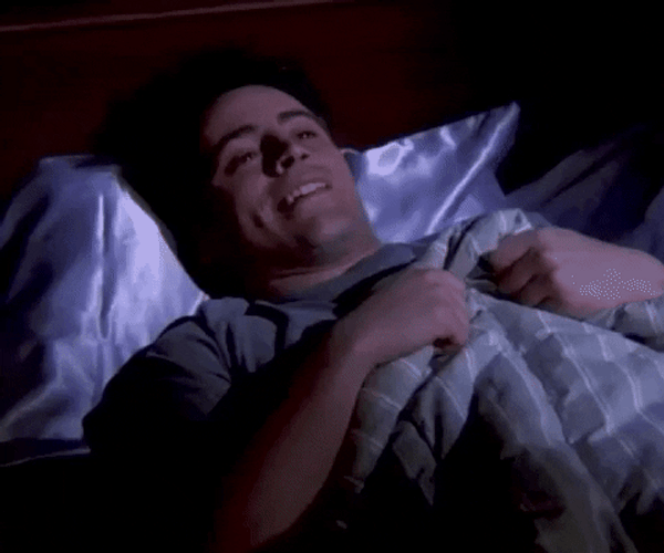 Friends Joey Tribbiani Startled GIF