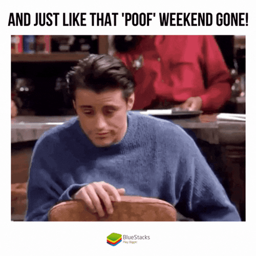 Friends Joey Tribianni Funny Monday Reaction GIF