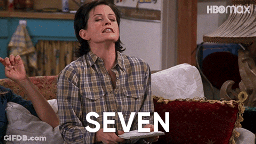 Friends Monica 7 Scene GIF
