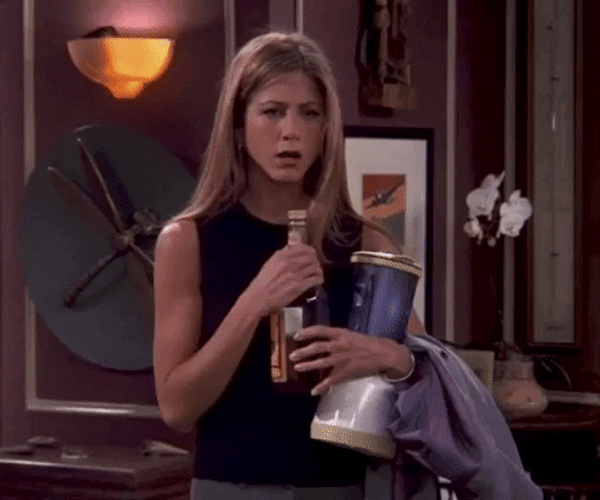 Friends Rachel Green Drinking GIF