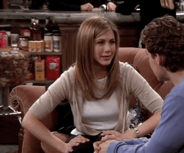 Friends Rachel Green Startling Her Boyfriend GIF
