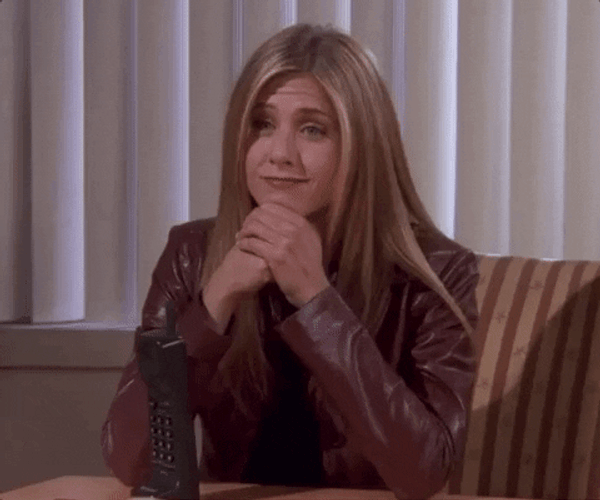 Friends Rachel Waving Hi GIF