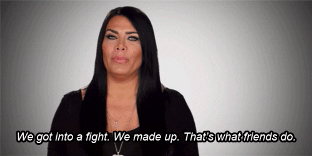 Friends Relationship Fight Mob Wives GIF