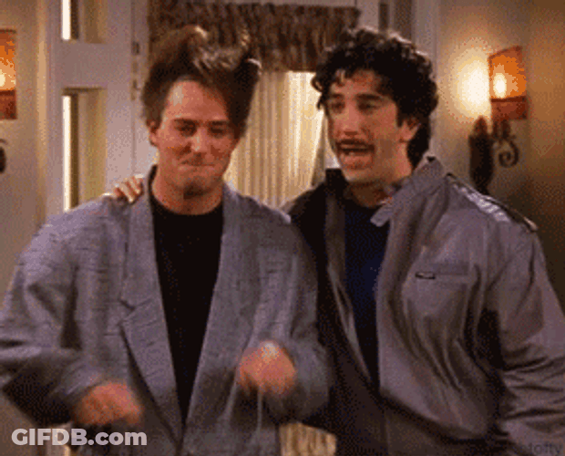 Friends Richard And Chandler GIF