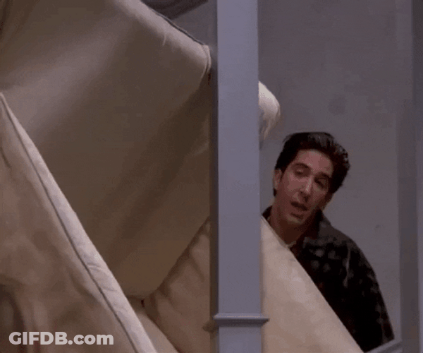 Friends Ross Geller Pivot! GIF
