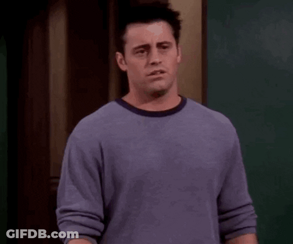 Friends Sitcom Joey Tribbiani This Sucks GIF